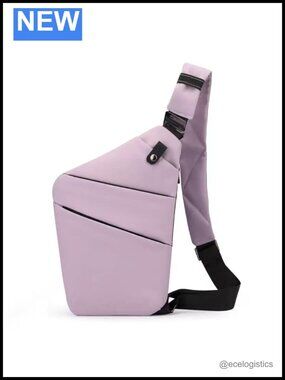 Anti Theft Crossbody Sling Bag, Waterproof Travel Purse, Cut-Proof Shoulder Bag